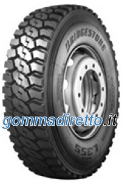 Foto pneumatico: BRIDGESTONE, V-STEEL LUG L355 EVO M+S 3PMSF 315/80 R22.522.5 158G Quattro-stagioni