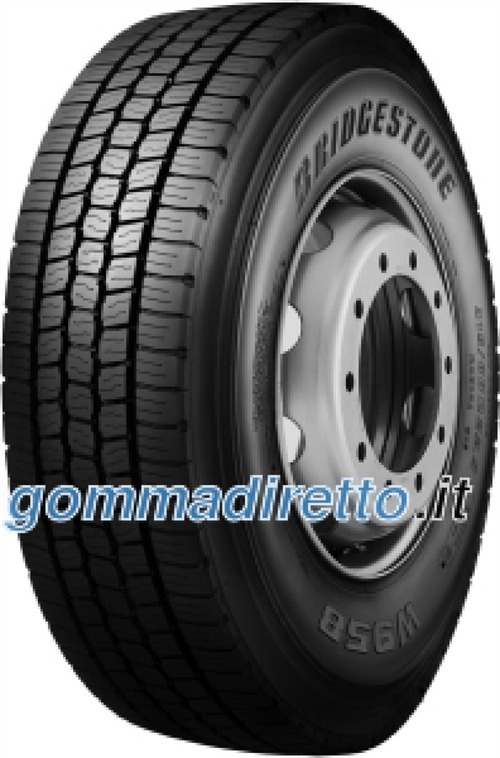 Foto pneumatico: BRIDGESTONE, V-STEEL W958 18PR M+S 3PMSF 315/80 R22.522.5 156L Quattro-stagioni