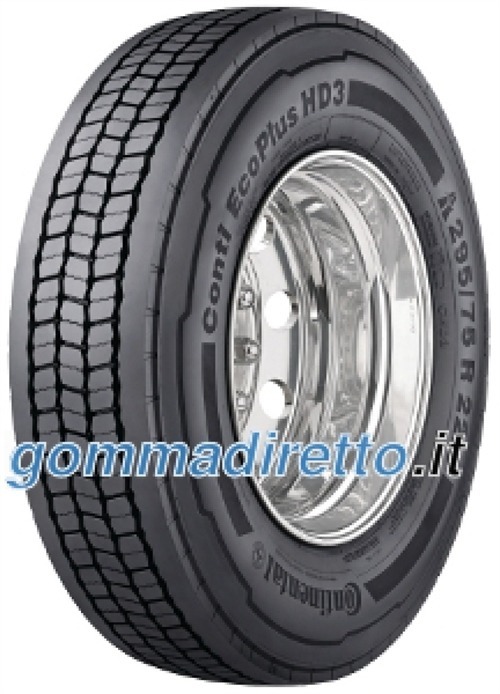 Foto pneumatico: CONTINENTAL, ECOPLUS HD3 LRH 16PR M+S 3PMSF 315/45 R22.522.5 147L Quattro-stagioni