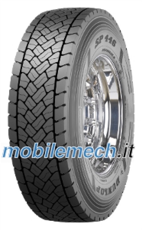 Foto pneumatico: DUNLOP, SP 446 M+S 18PR 3PSF 3PMSF 315/80 R22.522.5 156L Quattro-stagioni