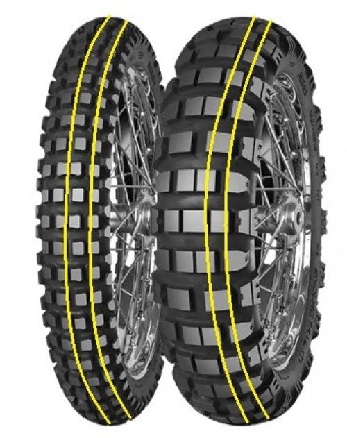 Foto pneumatico: MITAS, ENDURO TRAIL XT+ M+S YELLOW REAR 130/80 R1717 65T Estive